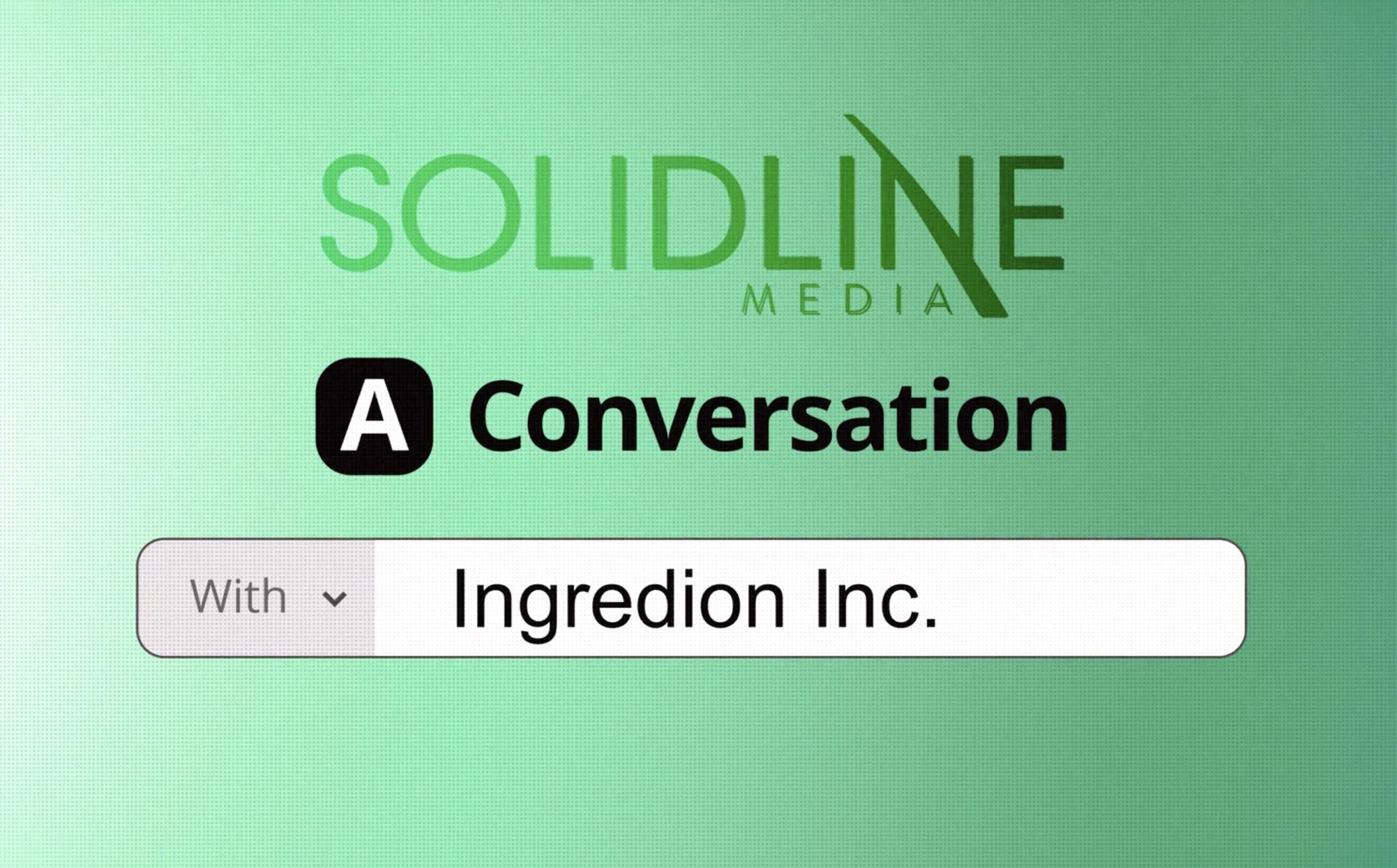 Ingredion Client Story Video