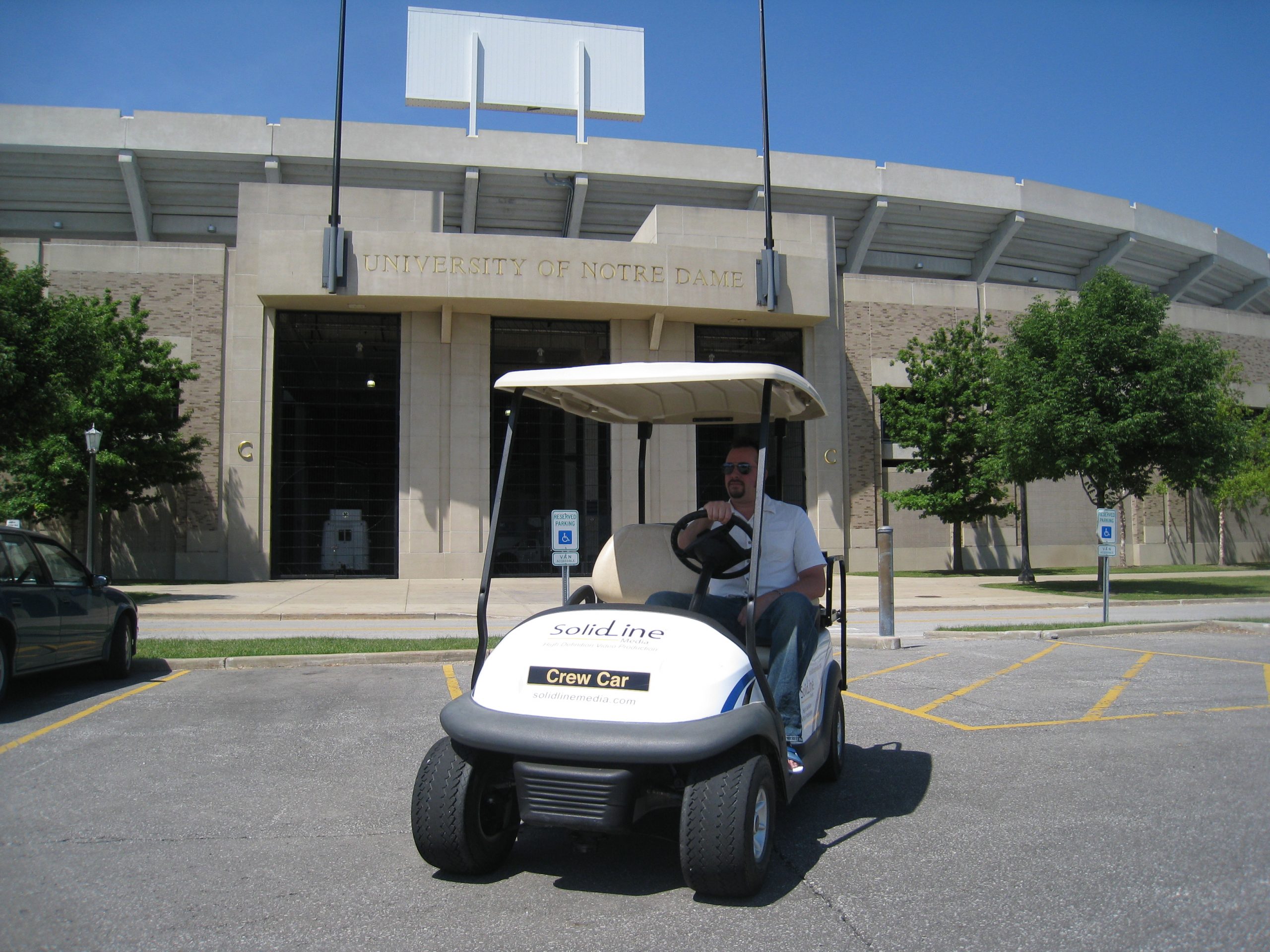 Golf Cart Michael and Greg are obsessed with the golf cart. For real, they take pictures of it everywhere...