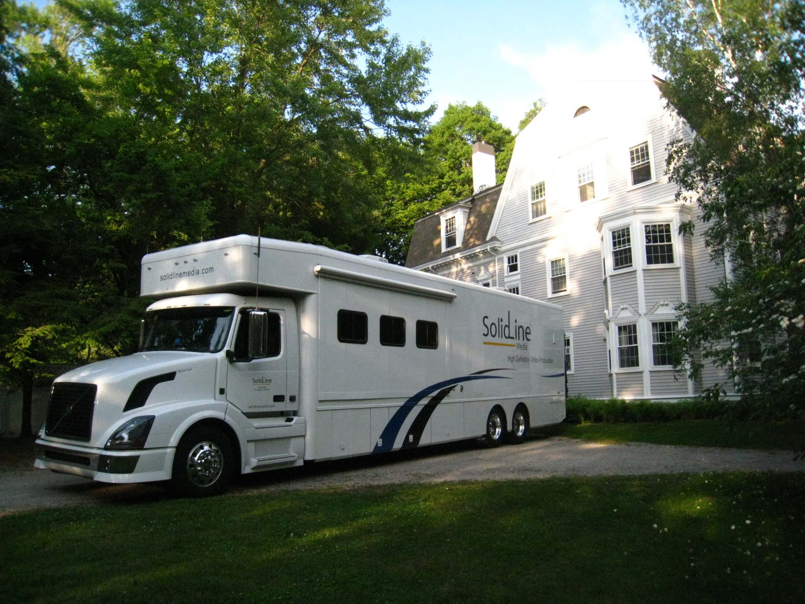 Parked Finally, the rig is parked for the night and the Boston seafood dinner can begin